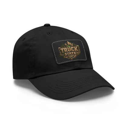 Truck State Leather Patch Dad Hat — "You Are Worth It" — Season 001