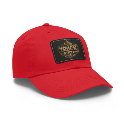Truck State Leather Patch Dad Hat — "You Are Worth It" — Season 001