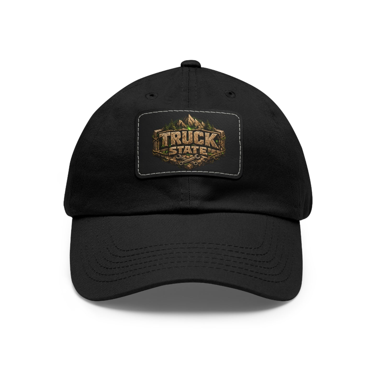 Truck State Leather Patch Dad Hat — "You Are Worth It" — Season 001