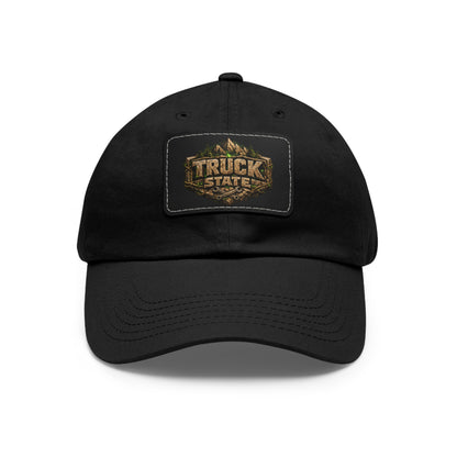 Truck State Leather Patch Dad Hat — "You Are Worth It" — Season 001