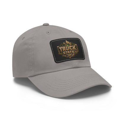 Truck State Leather Patch Dad Hat — "You Are Worth It" — Season 001