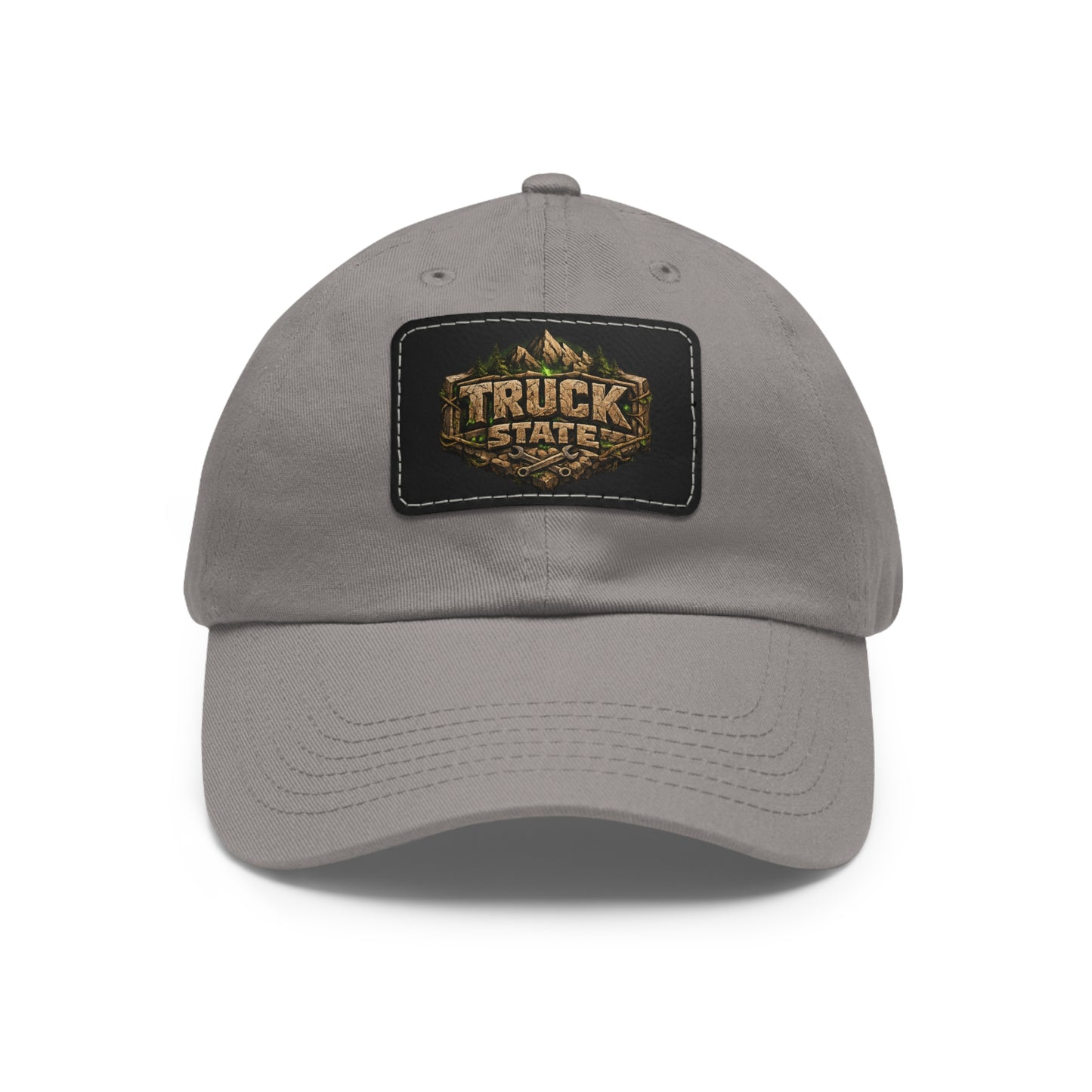 Truck State Leather Patch Dad Hat — "You Are Worth It" — Season 001