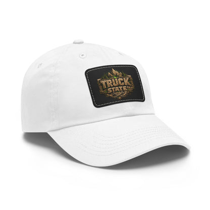 Truck State Leather Patch Dad Hat — "You Are Worth It" — Season 001