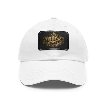Truck State Leather Patch Dad Hat — "You Are Worth It" — Season 001